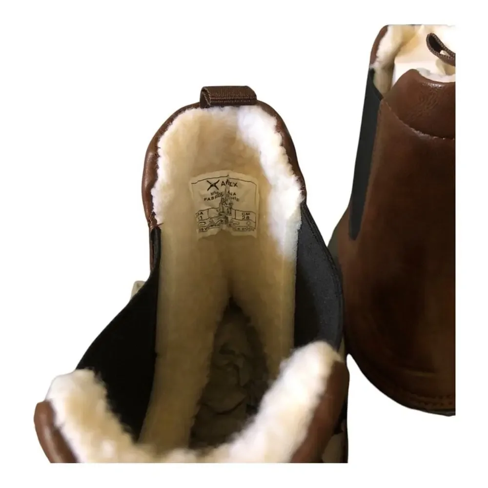 Arctix McKenzie Waterproof Duck Boots Brown Black Pull On Winter Rain Boots 11